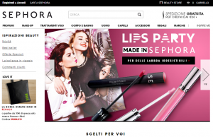 Homepage Sephora.it