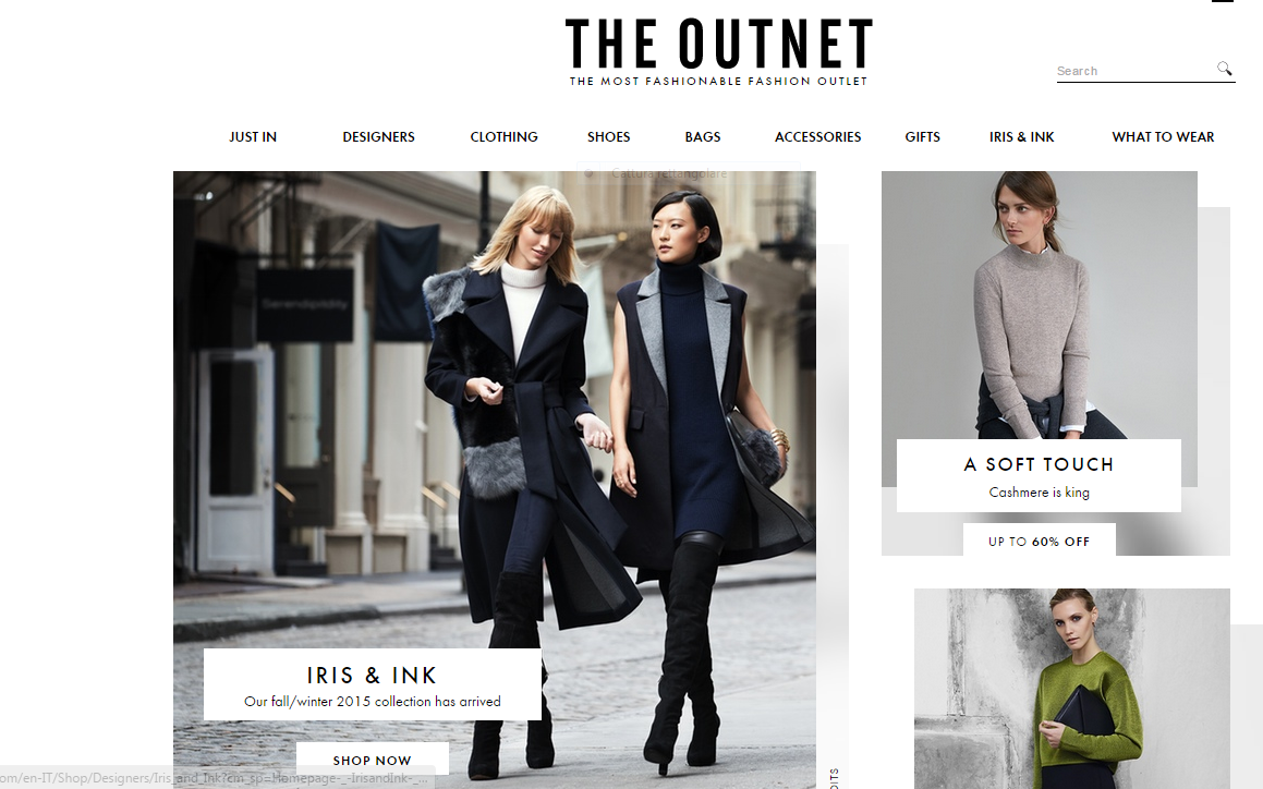 The Outnet debutto temporary nella bellezza