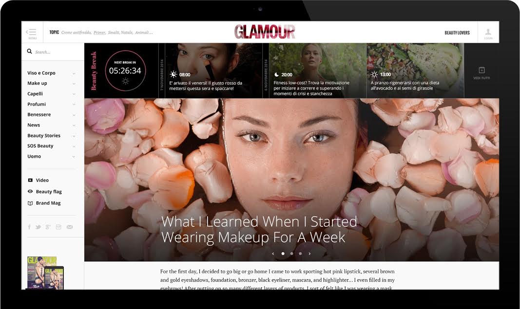 Glamour.it vince il premio ‘Best in Class’ nel beauty