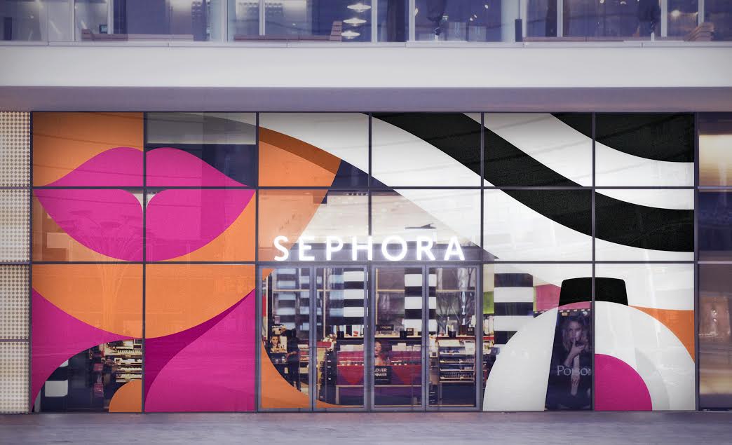Ray Oranges veste le vetrine di Sephora