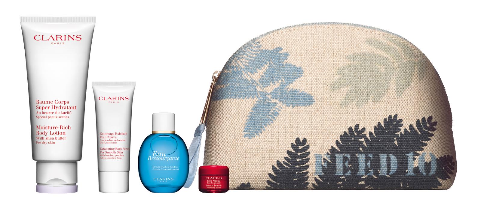 Clarins torna al fianco di Feed