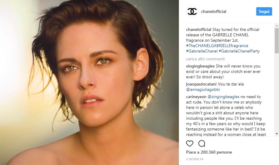 Chanel lancia Gabrielle su Instagram