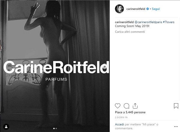 Carine Roitfeld lancerà la sua linea di profumi