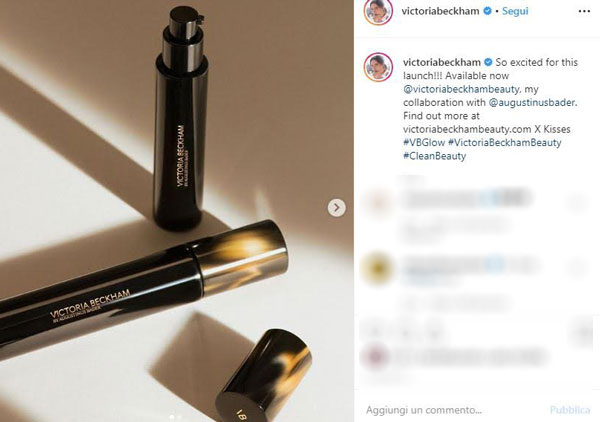 Victoria Beckham si allea con Agustinus Bader