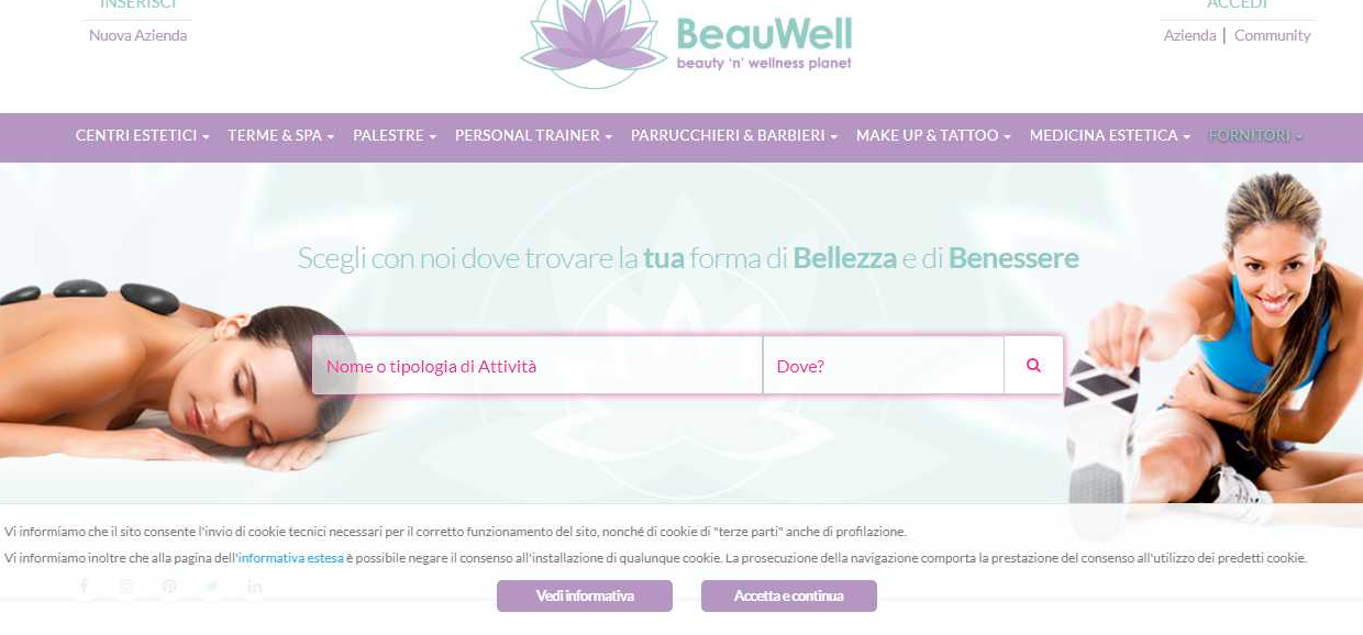 Nasce Beauwell per prenotare online