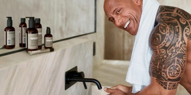 Dwayne Johnson ‘The Rock’ debutta nel beauty con il marchio Papatui